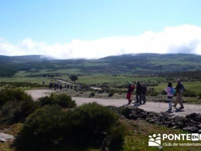 Ruta de Senderismo - Altos del Hontanar; senderista; rutas en bici madrid